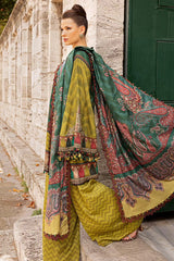 M Prints By Maria B Unstitched 3 Piece Cambric Fall Edit Suit-MPT-2305-A