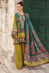 M Prints By Maria B Unstitched 3 Piece Cambric Fall Edit Suit-MPT-2305-A