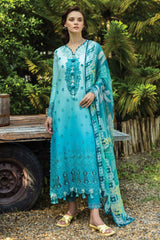 Solace OmbrÃƒÆ’Ã‚Â© By Mushq Unstitched 3 Piece Emb Chikankari Suit-05-Amore