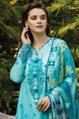 Solace OmbrÃƒÆ’Ã‚Â© By Mushq Unstitched 3 Piece Emb Chikankari Suit-05-Amore