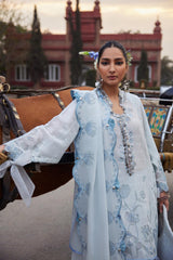 Elan Unstitched 3 Piece Luxury Lawn Suit-05-B-Celestine