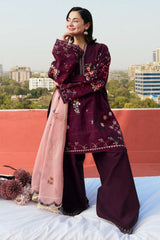COCO By Zara Shah Jahan Unstitched 3 Piece Lawn Drop 2 Suit-05-B-Sufa