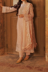 Azure Unstitched 3 Piece Luxe Festive Formals Eid Suit-05-Coral Haze