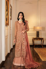 Lueur by Farasha Unstitched 3 Piece Luxury Formals Suit-05-Elora