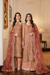Lueur by Farasha Unstitched 3 Piece Luxury Formals Suit-05-Elora
