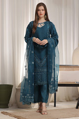 Dhaaga By Guzel Stitched 3 Piece Festive Formals Collection'2024-05-Meena Kari