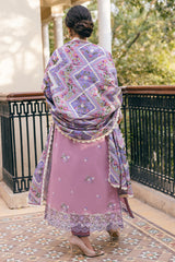 Symphony By Mushq Unstitched 3 Piece Emb Karandi Suit-05-Sable Shine