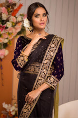 Makhmal By Zaaviay Stitched Kinara (Saree)