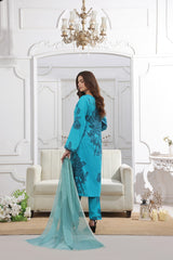 Midnight Murmurs By Feathers Lawn Suit-TWINKLE-FT480
