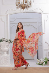 Midnight Murmurs By Feathers Lawn Suit-FAYLIN-FT479