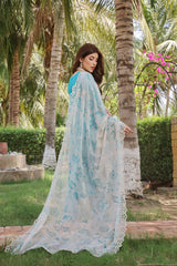 Dressline UnStitched 3 Piece Premium Heavy Chikankari Emb Bana Dora Lawn Collection