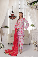 Midnight Murmurs By Feathers Lawn Suit-PRISMA-FT476