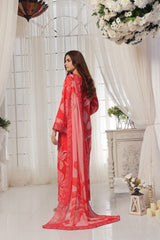Midnight Murmurs By Feathers Lawn Suit-ZAFINA-FT484