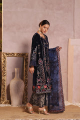 Dressline Unstitched 3 Pc Emb Luxury Velvet Collection