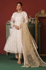 3 PIECE - EMBROIDERED ORGANZA MEXI 648J - Dressline Fabric