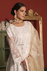 3 PIECE - EMBROIDERED ORGANZA MEXI 648J - Dressline Fabric