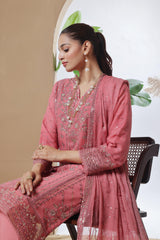 Dressline Launching New Stitched 3 Piece Luxury Emb  Chiffon Collection