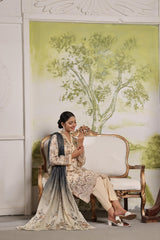 Dressline Launching New Un Stitched 3 Pcs Emb Laserkari Digital Printed Lawn Collection 2024