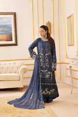 Sukaina By Dressline Semi Stitched 3 Piece Luxury Chiffon Formals Collection'2025-Dressline > 133