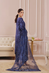 Sharjeena By Dressline Semi Stitched 3 Piece Organza Formals Collection'2025-sharjeena-D-semi-Stitched-purple