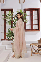 Dressline New Un Stitched 3 Pcs Premium Emb Chikankari Doriya Lawn Collection