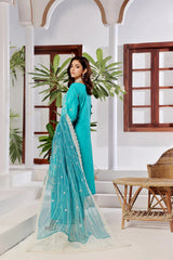 Dressline New Un Stitched 3 Pcs Premium Emb Chikankari Doriya Lawn Collection