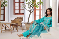 Dressline New Un Stitched 3 Pcs Premium Emb Chikankari Doriya Lawn Collection