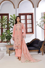 Dressline New Un Stitched 3 Pcs Premium Emb Chikankari Doriya Lawn Collection