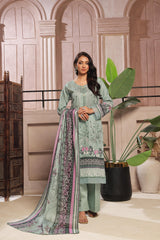 Dressline Launching New Unstitched 3 Pcs Premium Chikankaridigital Printed Lawn Collection