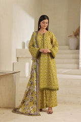 Dressline Florent A Breath Of Fresh Style UnStitched 3 Piece Digital Printed Lawn Collection With Voil Lawn Dupatta & Digital Printed Trousers