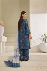 Dressline Florent A Breath Of Fresh Style UnStitched 3 Piece Digital Printed Lawn Collection With Voil Lawn Dupatta & Digital Printed Trousers