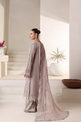 Samara By Dressline Semi Stitched 3 Piece Luxury Chiffon Formals Collection'2025-samara-semi-stitched-chiffon-LtPink