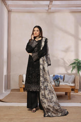 Dressline Launching New Semi Stitched 3 Pcs Emb Luxury Chiffon Collection