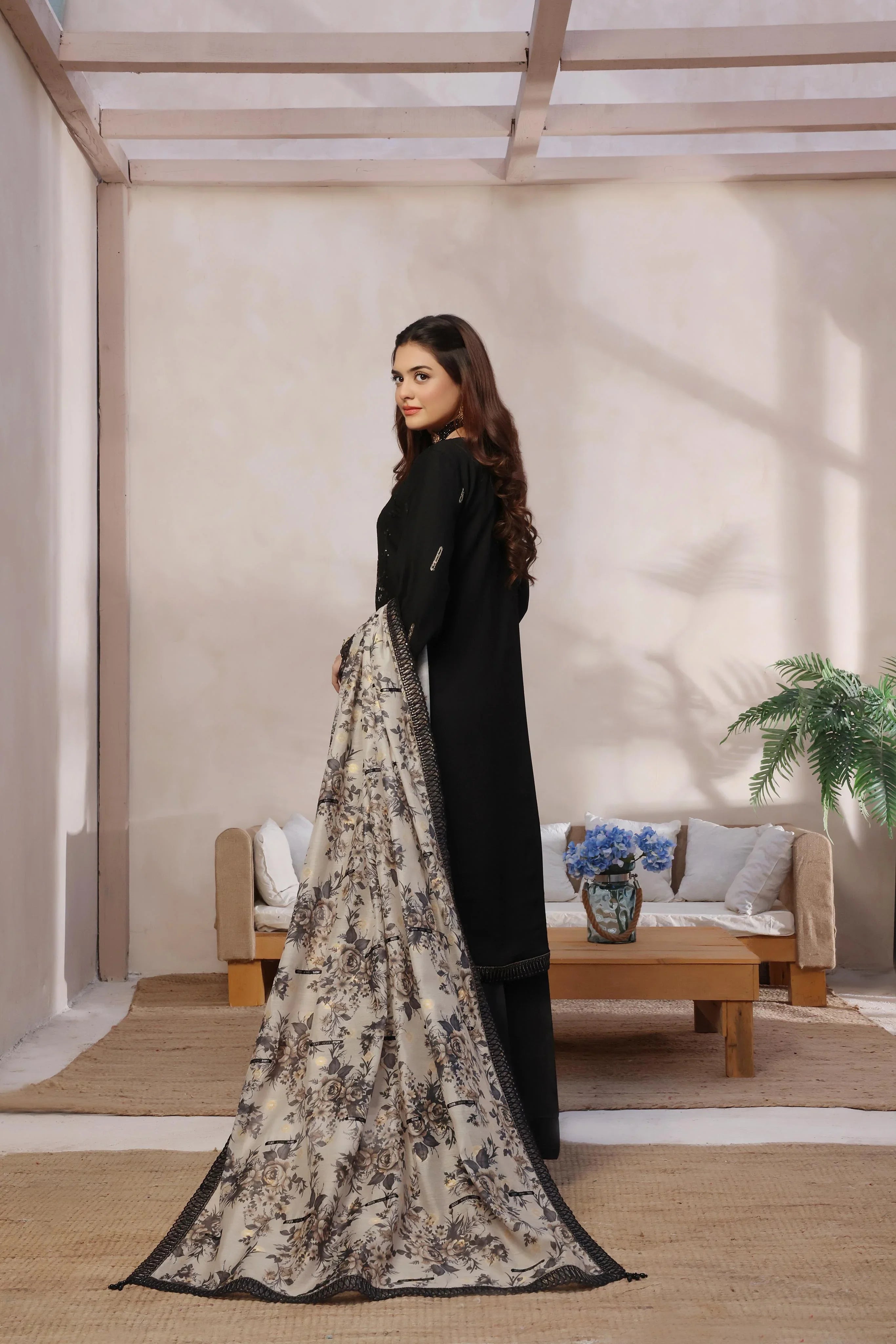 Dressline Launching New Semi Stitched 3 Pcs Emb Luxury Chiffon Collection