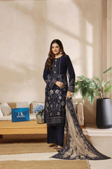 Dressline Launching New Semi Stitched 3 Pcs Emb Luxury Chiffon Collection