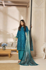 Dressline Launching New Semi Stitched 3 Pcs Emb Luxury Chiffon Collection