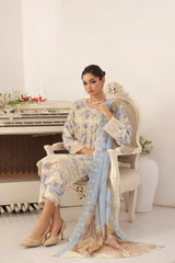 Zarnaz By Dressline Stitched 3 Piece Emb PP Staple Summer Collection'2025-zarnaz-pp-graywhite-3pcStitched
