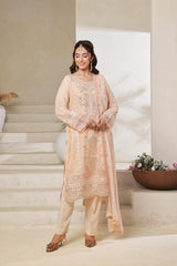 Dressline Zeva Festive Elegance Redefined Stitched 3 Piece Hand-Emb Chiffon