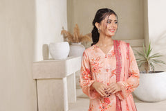 Dressline Arooba A Fusion Of Digital Elegance Stitched Digital Printed & Emb Lawn Collection With Voil Dupatta By Al Umer Textile