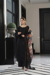 Dressline New Semi Stitched 3 Pcs Premium Boring Lawn Fancy Chikankari & Laserkari Emb Collection