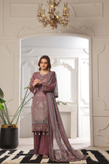 Dressline Launching New Unstitched  3 Pcs Premium Chikankari Emb Digital Printed Bana Dora Lawn Collection