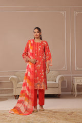 Dressline Launching New Stitched 3 Piece Emb Print Lawn Collection