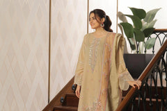 Dressline New Semi Stitched 3 Pcs Premium Boring Lawn Fancy Chikankari & Laserkari Emb Collection