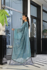 Dressline New Semi Stitched 3 Pcs Premium Boring Lawn Fancy Chikankari & Laserkari Emb Collection