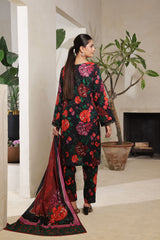 Dressline Arooba A Fusion Of Digital Elegance Stitched Digital Printed & Emb Lawn Collection With Voil Dupatta By Al Umer Textile