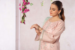 Dressline New Semi Stitched  3 Pcs Premium Emb ChikankariJacquard Lawn Collection