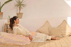 Dressline New Semi Stitched 3 Pcs Emb Viscose Zari Collection