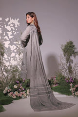 Dressline UnStitched 3 Piece Premium Heavy Chikankari & Laserkari Emb Bana Dora Lawn Collection