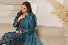 Dressline Launching New Semi Stitched  3 Pcs Premium Emb ChikankariDoriya Lawn Collection