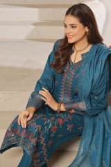Dressline Launching New Semi Stitched  3 Pcs Premium Emb ChikankariDoriya Lawn Collection